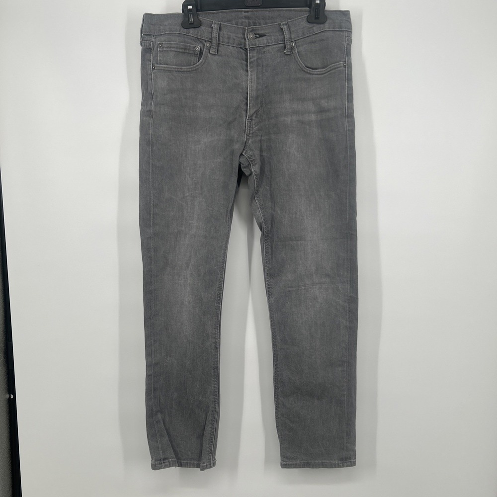 Levi's 541 Men's 33x32 Gray Jeans Athletic Taper Stretch Denim - Picture 1 of 11